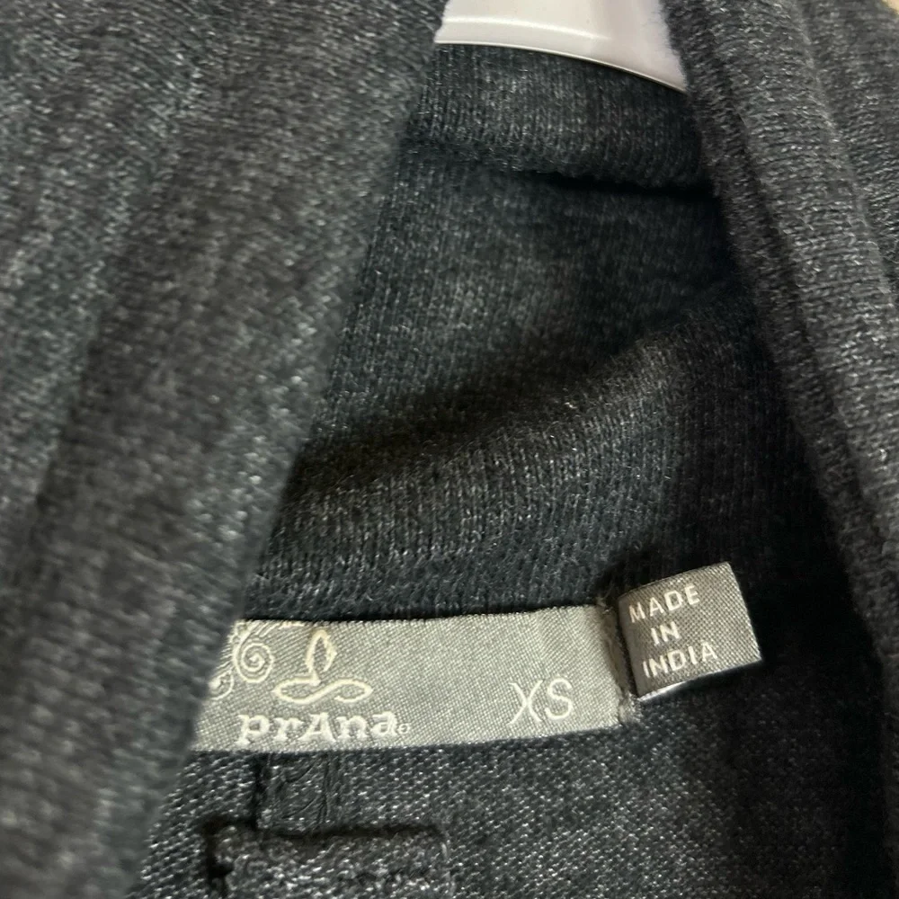 Prana merino blend sweatshirt dress charcoal grey size xs - Picture 13 of 15